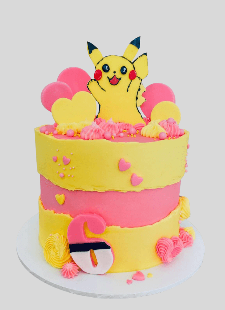 Pleasing Pikachu Cake