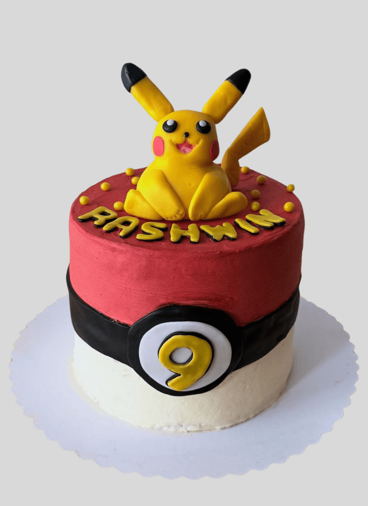 Radiant Pikachu Cake