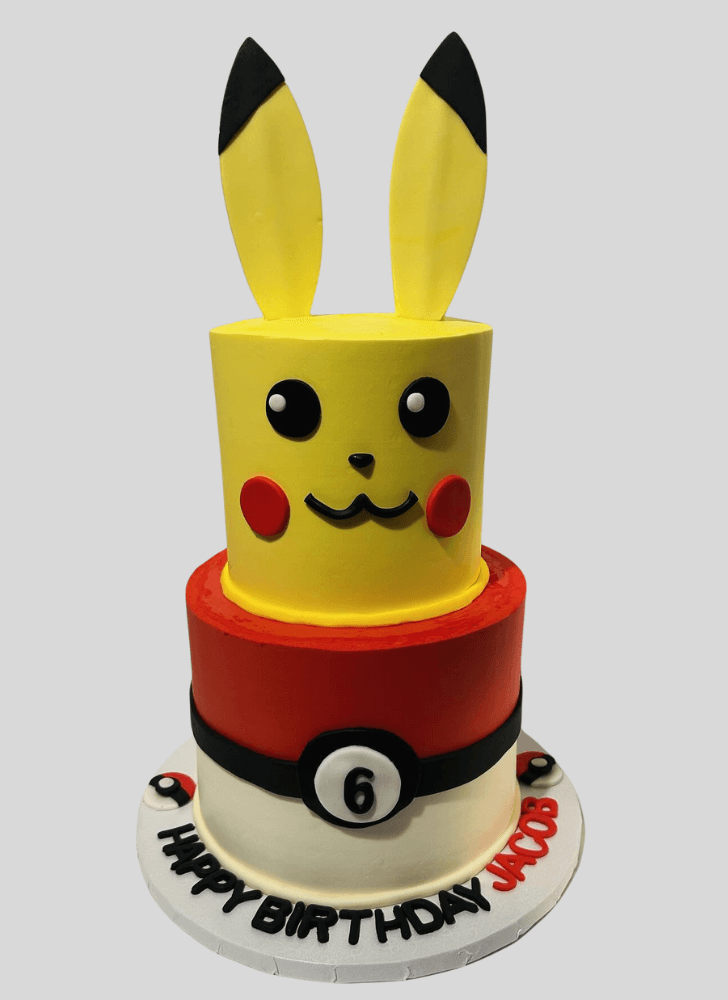 Resplendent Pikachu Cake