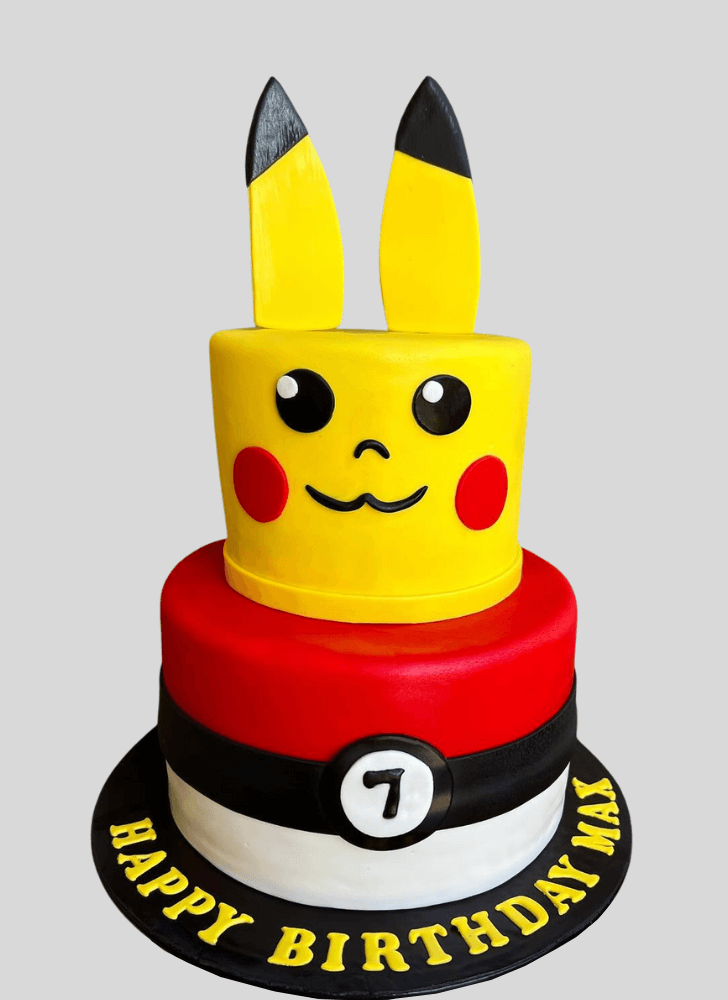 Shapely Pikachu Cake