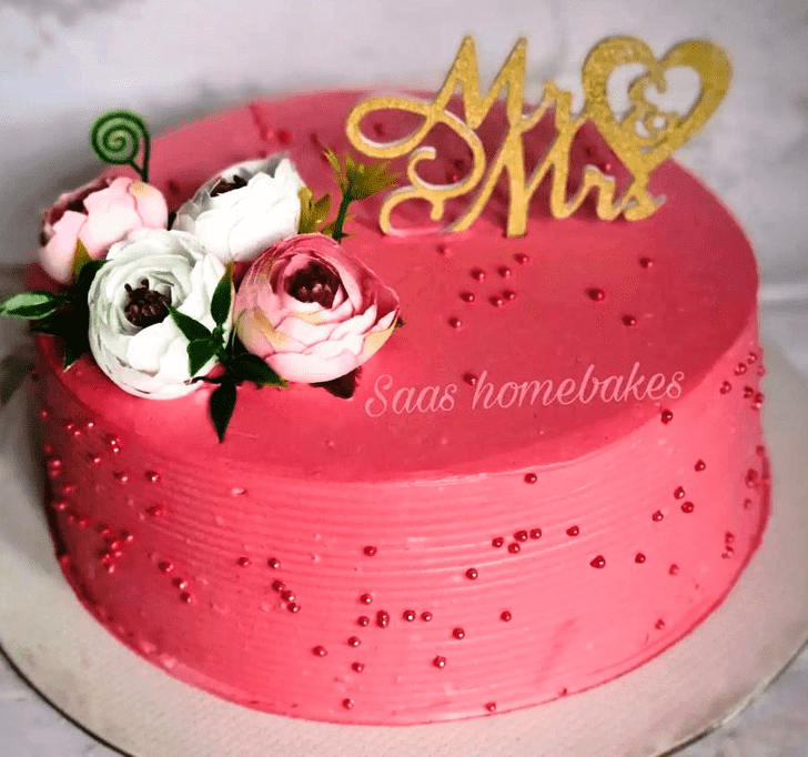 Alluring Pink Cake
