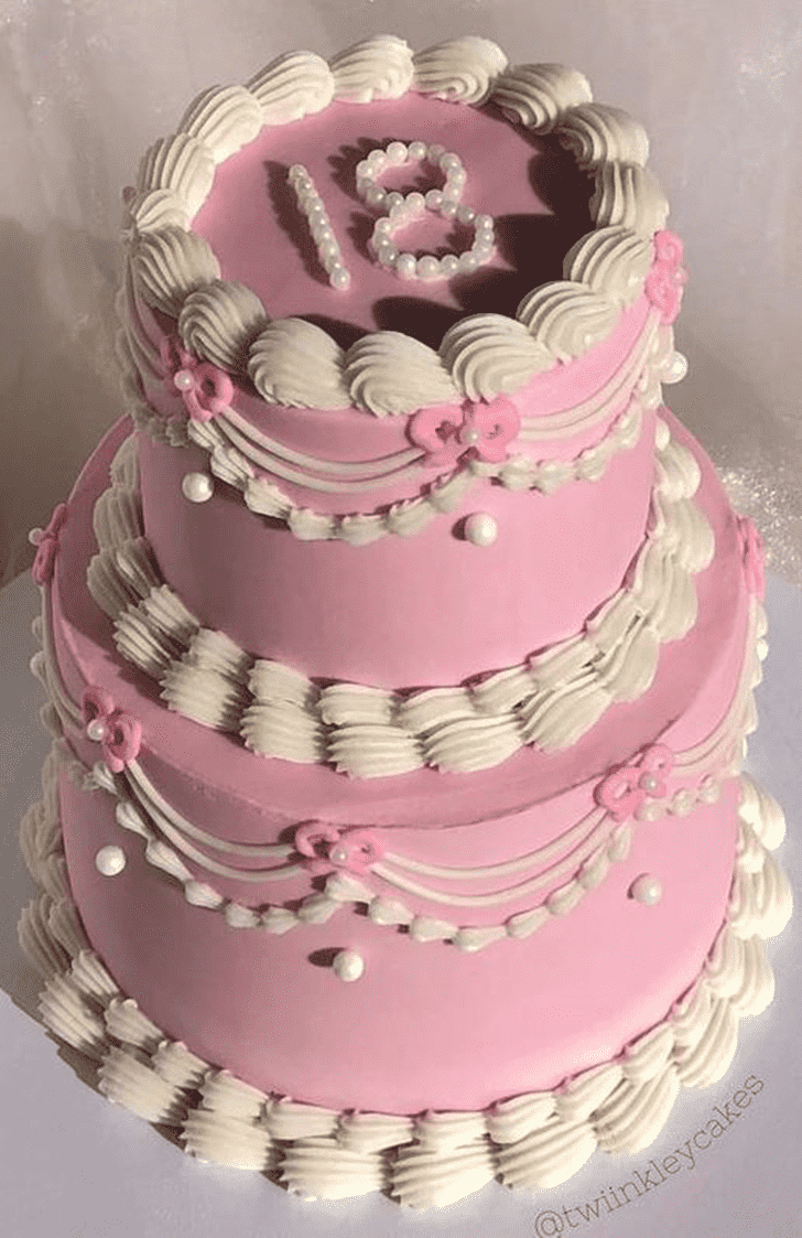 Comely Pink Cake