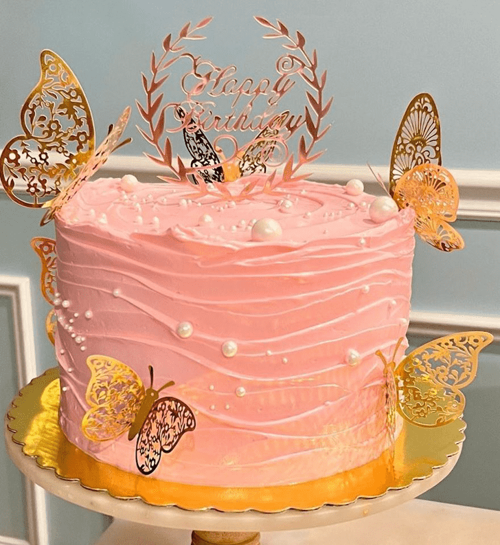 Inviting Pink Cake