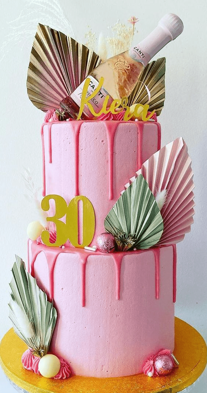 Lovely Pink Cake Design