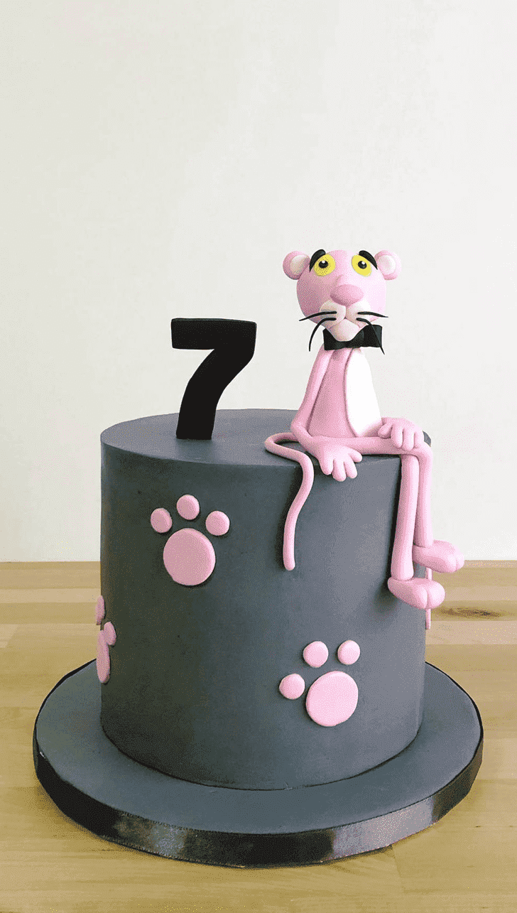 Admirable Pink Panther Cake Design