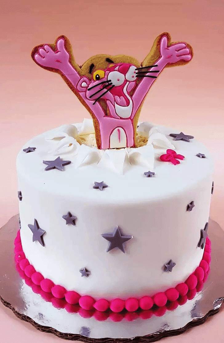 Alluring Pink Panther Cake