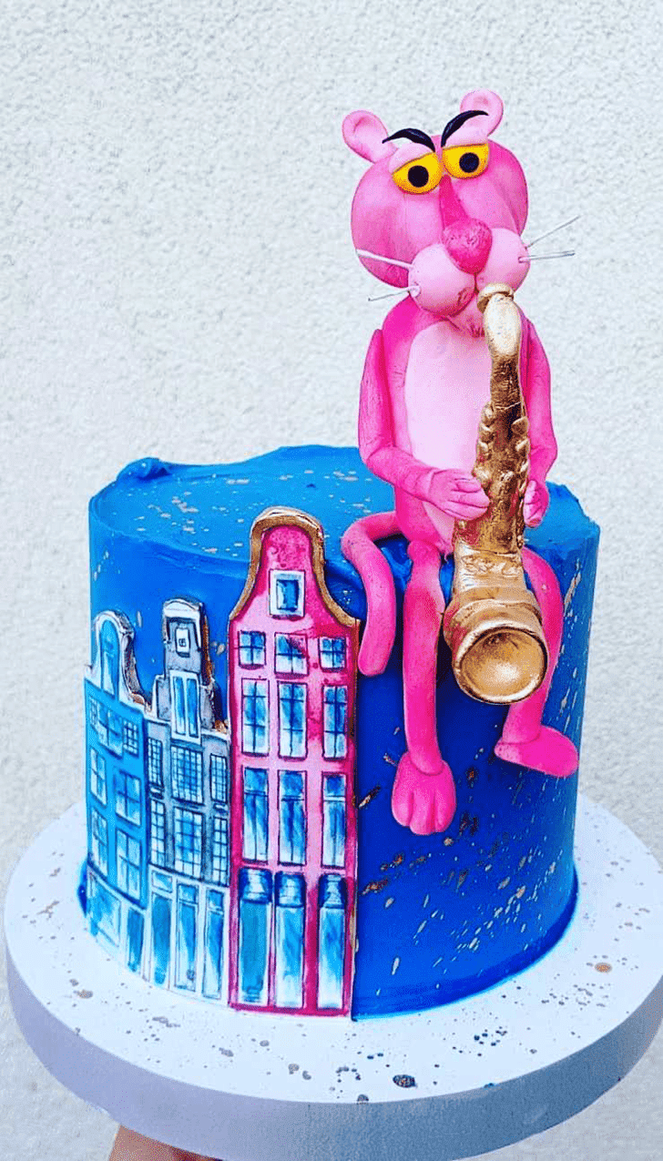 Angelic Pink Panther Cake
