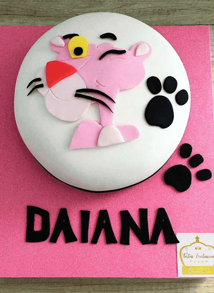 Beauteous Pink Panther Cake