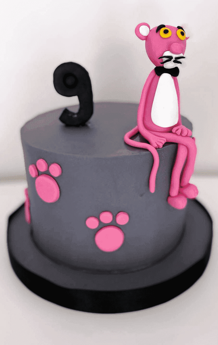 Cute Pink Panther Cake