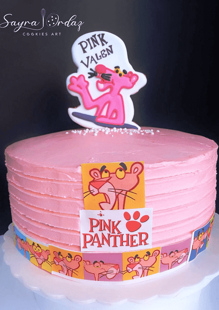 Delicate Pink Panther Cake
