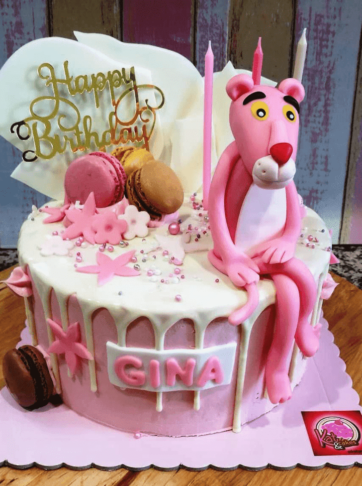 Enticing Pink Panther Cake
