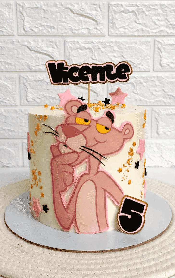 Excellent Pink Panther Cake