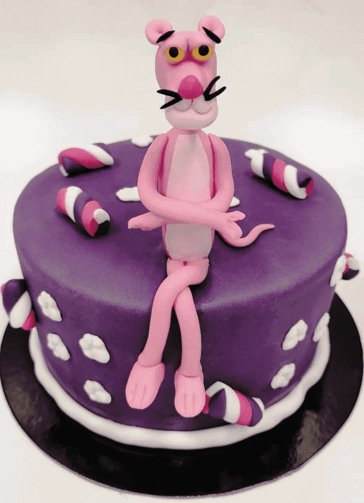 Magnetic Pink Panther Cake