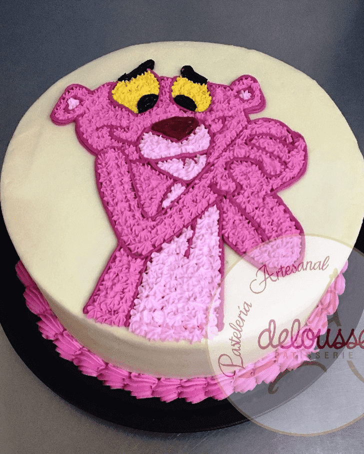 Mesmeric Pink Panther Cake