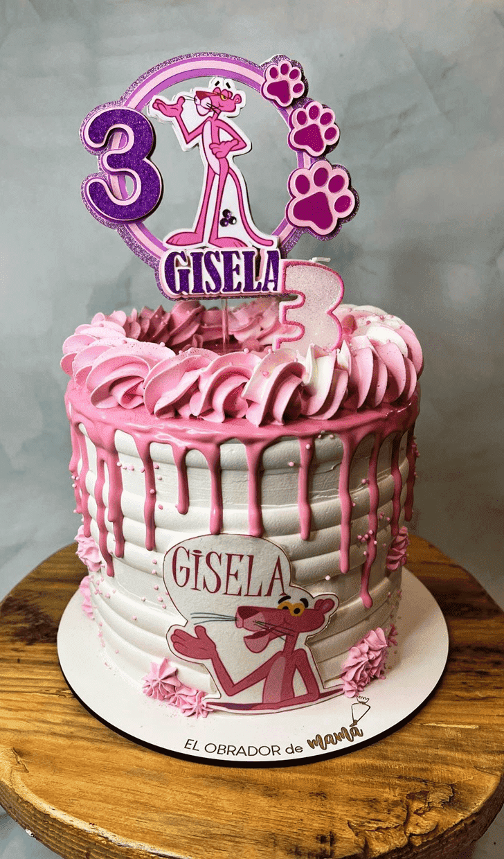 Nice Pink Panther Cake
