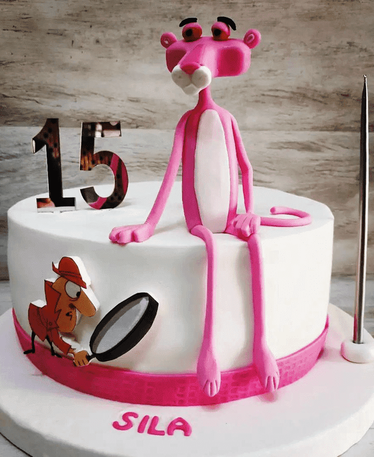Radiant Pink Panther Cake