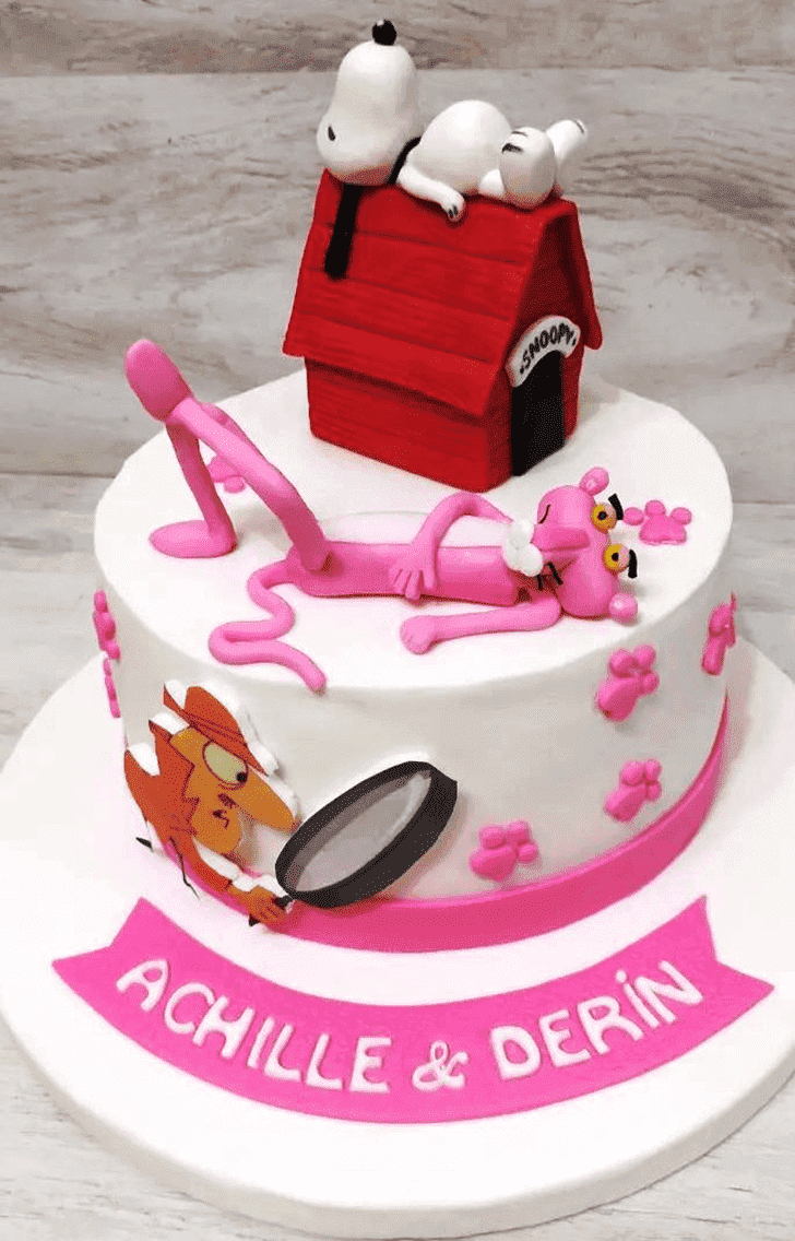 Refined Pink Panther Cake
