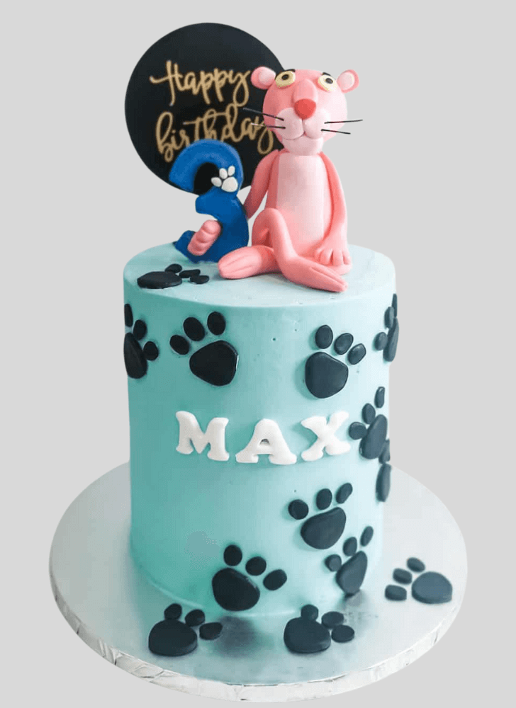 Cute Pink Panther Cake