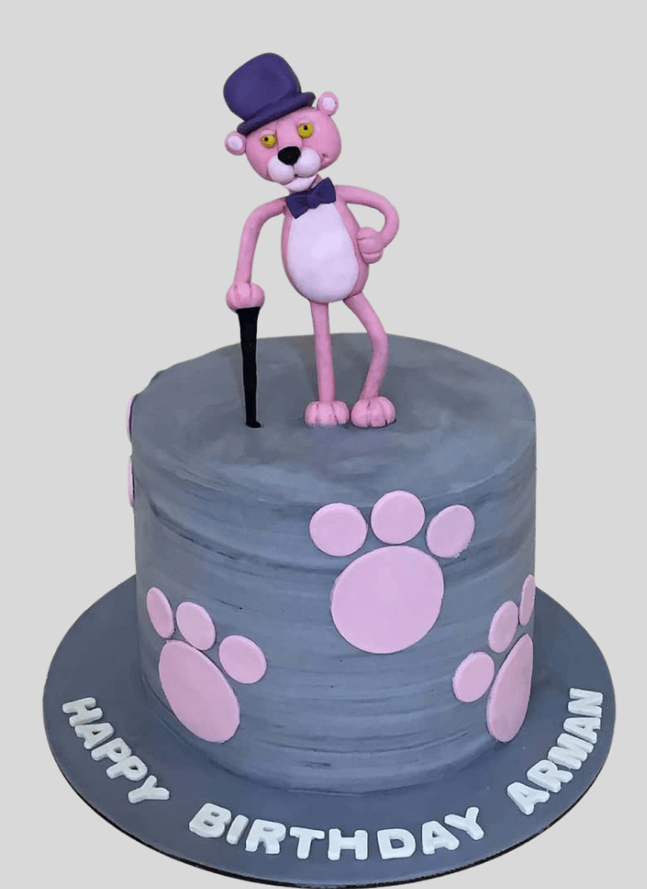 Delicate Pink Panther Cake