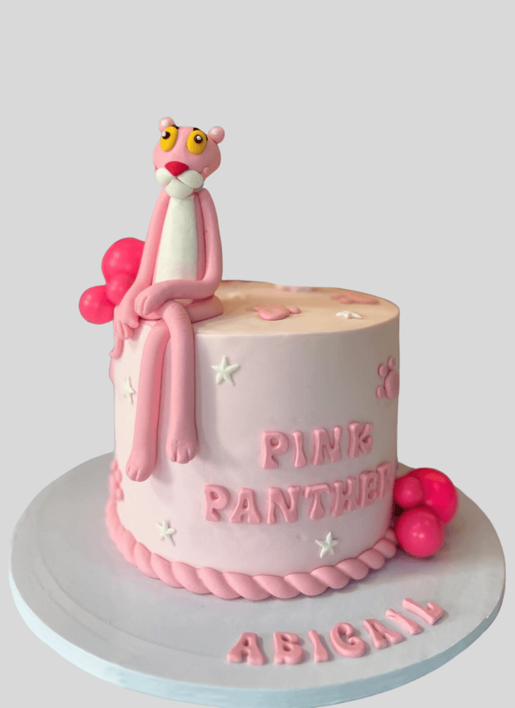 Delightful Pink Panther Cake