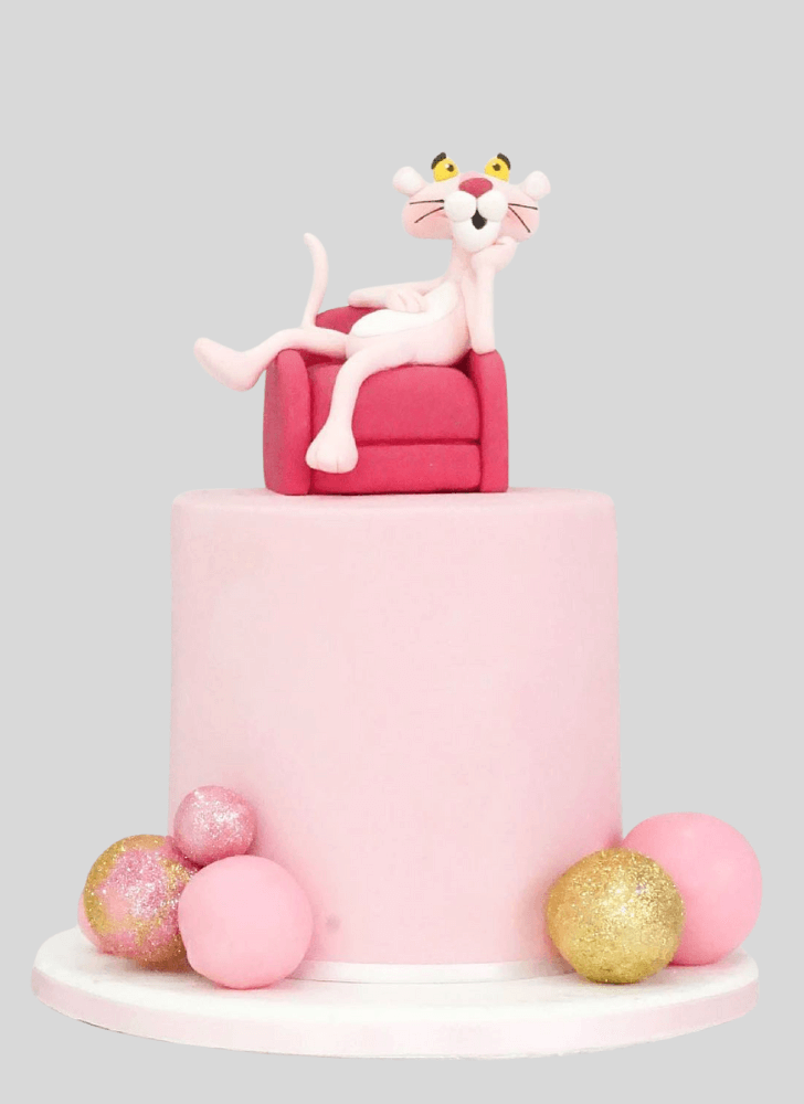 Enthralling Pink Panther Cake