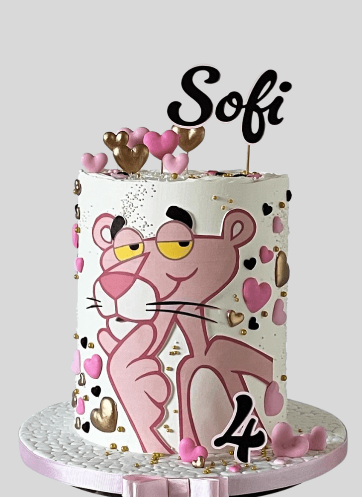 Excellent Pink Panther Cake