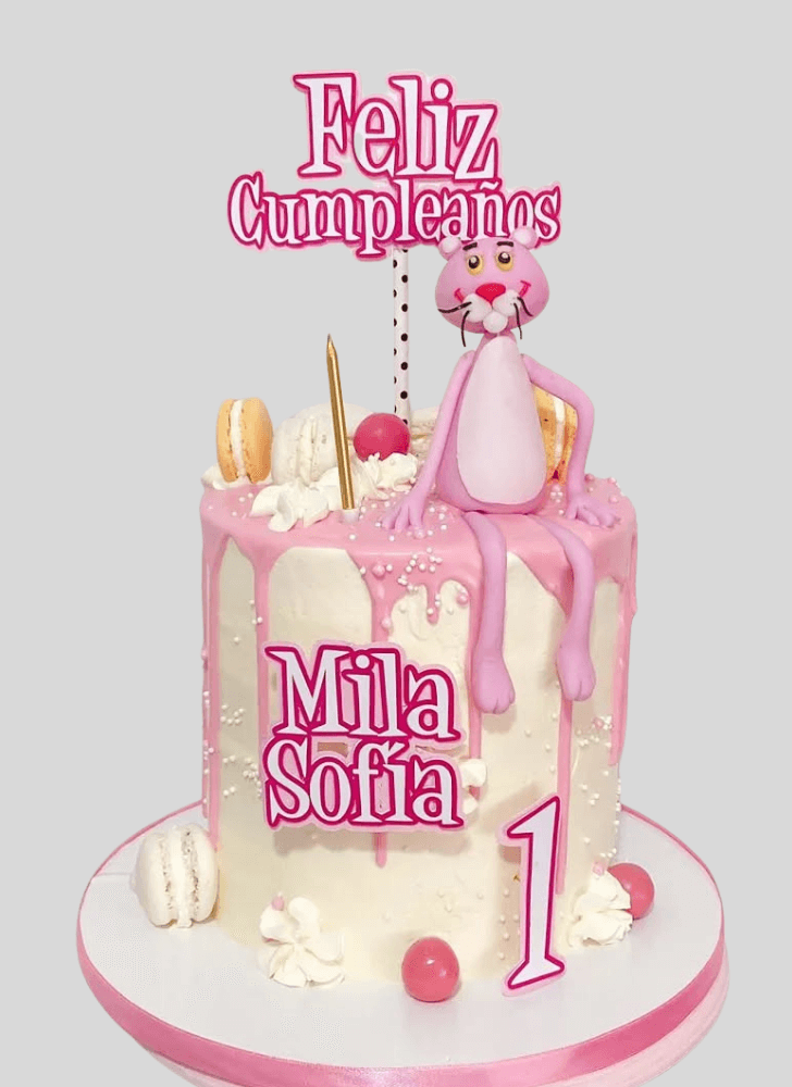 Good Looking Pink Panther Cake