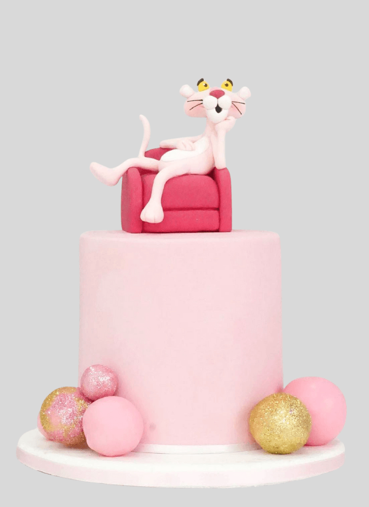 Mesmeric Pink Panther Cake