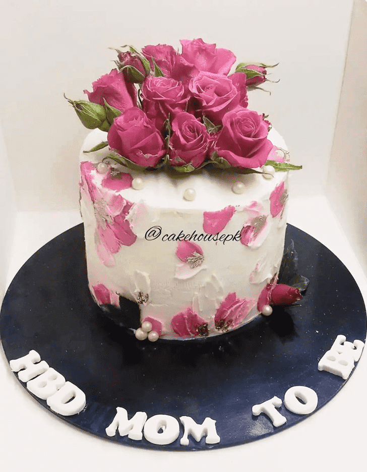 Fair Pink Rose Cake