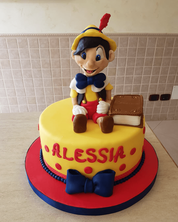 Charming  Pinocchio Cake
