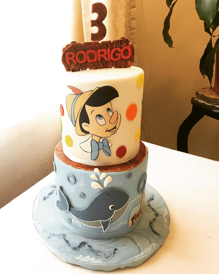 Dazzling  Pinocchio Cake
