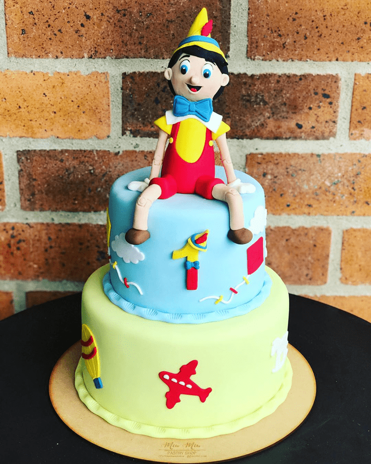 Lovely  Pinocchio Cake Design