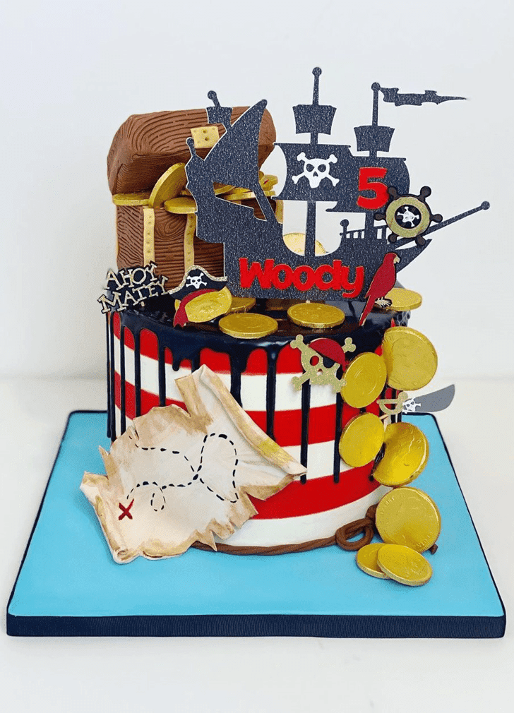 Adorable Pirate Cake