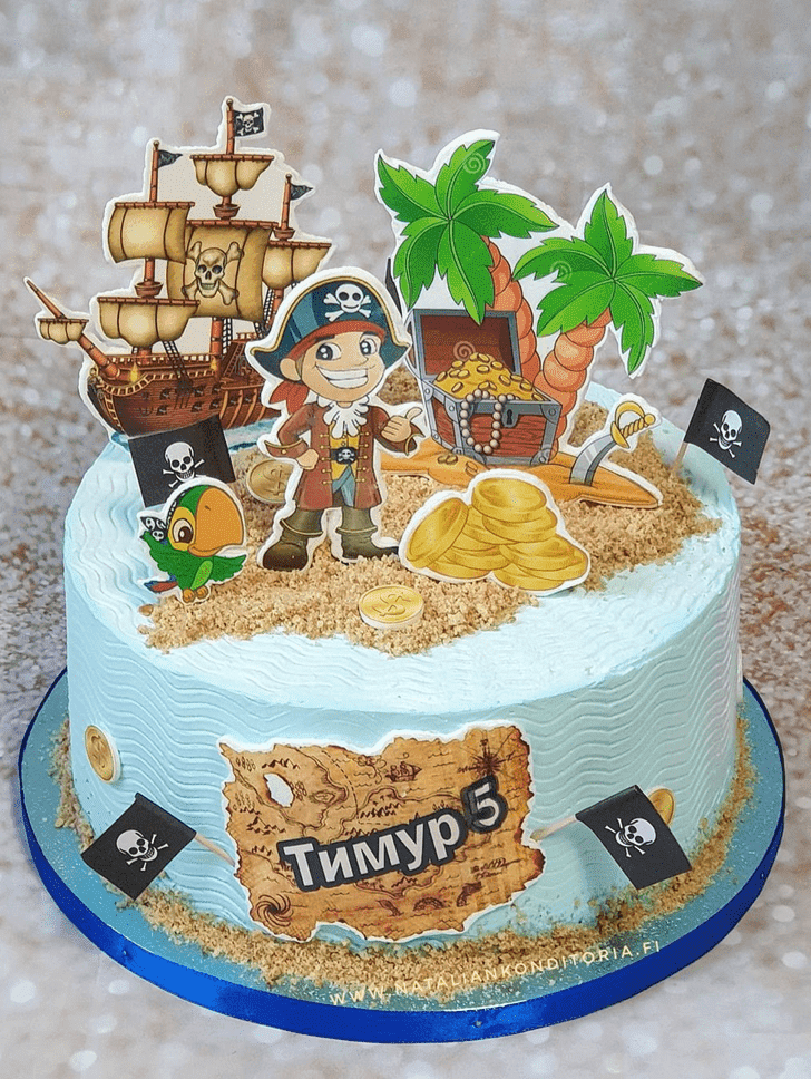 Lovely Pirate Cake Design