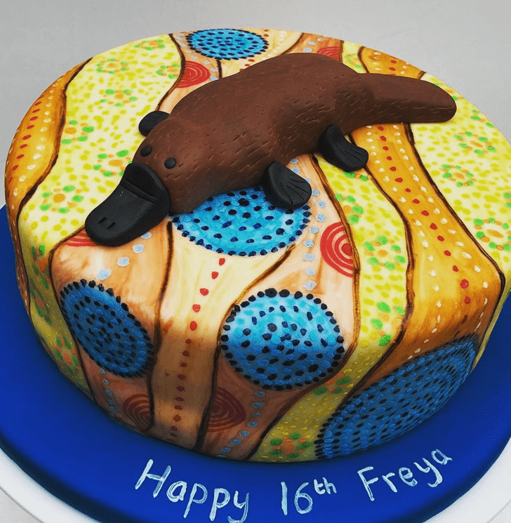 Admirable Platypus Cake Design