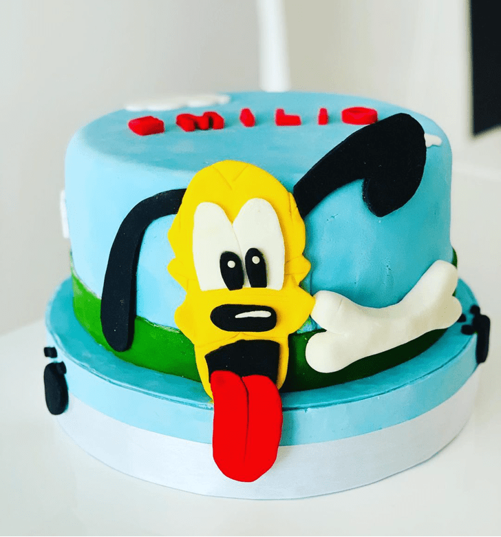 Cute Disneys Pluto Cake