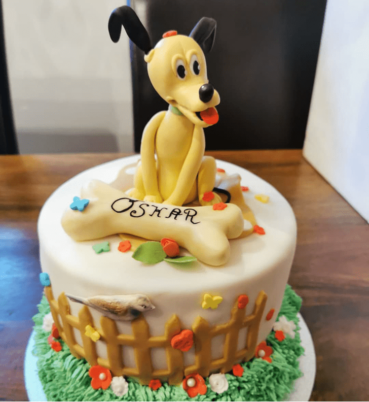 Fascinating Disneys Pluto Cake