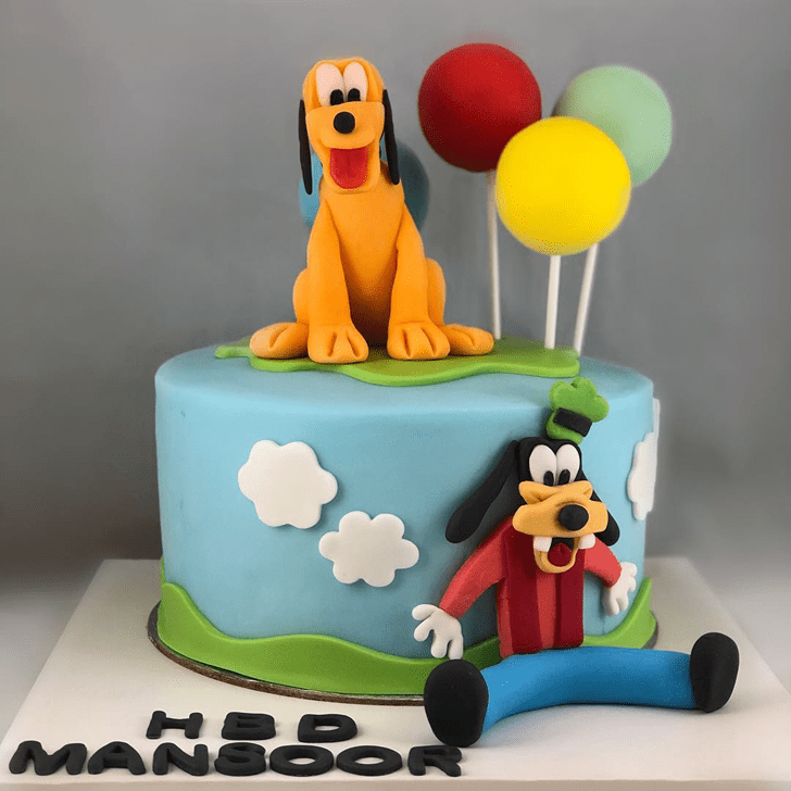 Fine Disneys Pluto Cake