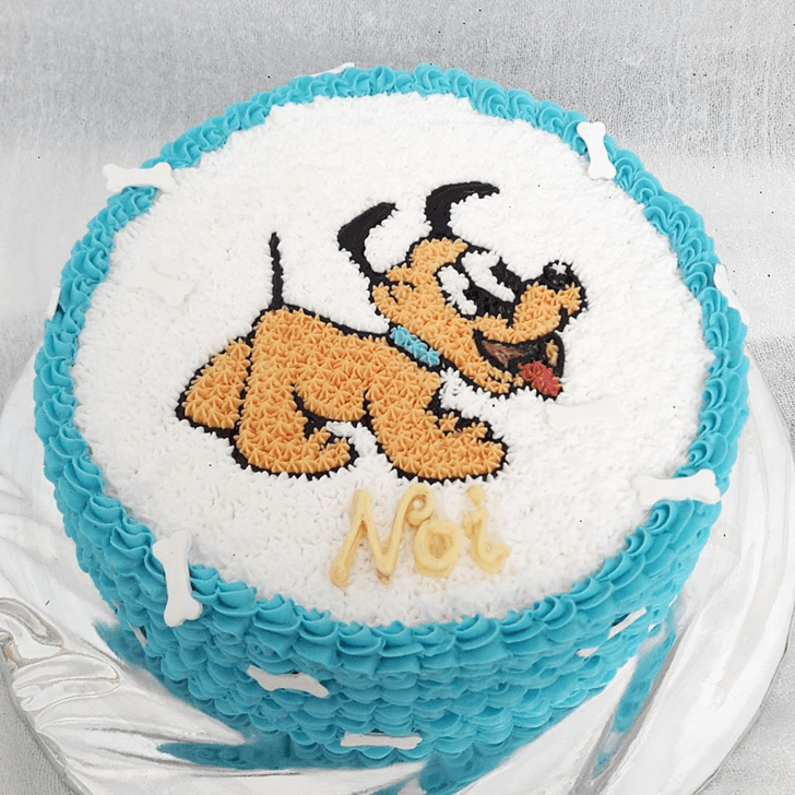 Gorgeous Disneys Pluto Cake