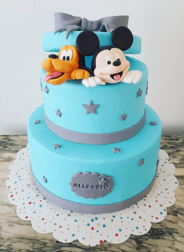 Lovely Disneys Pluto Cake Design