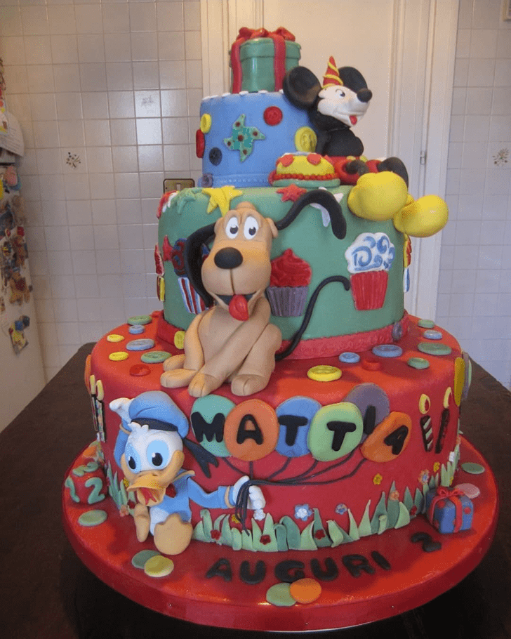 Superb Disneys Pluto Cake