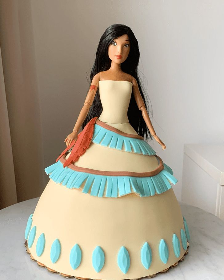 Admirable Pocahontas Cake Design