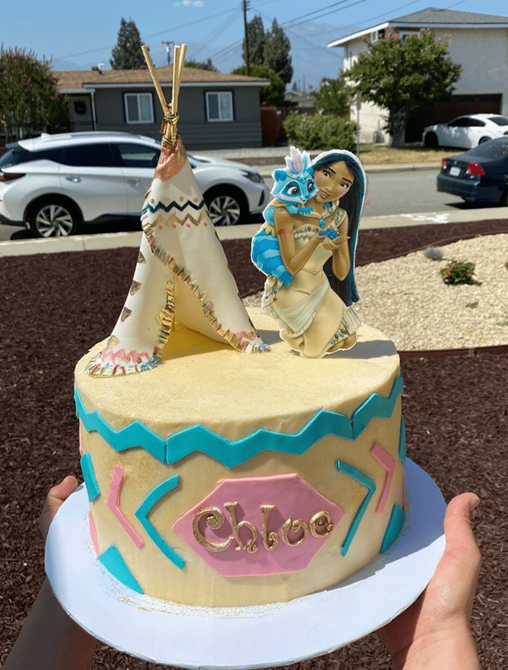 Adorable Pocahontas Cake