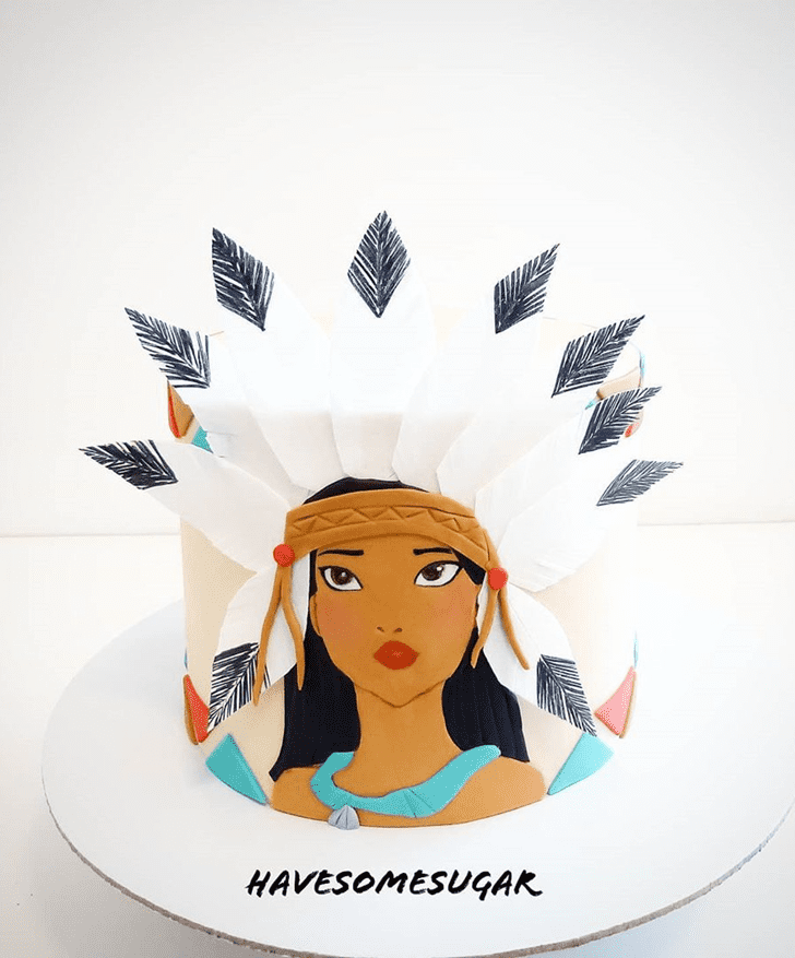 Good Looking Pocahontas Cake