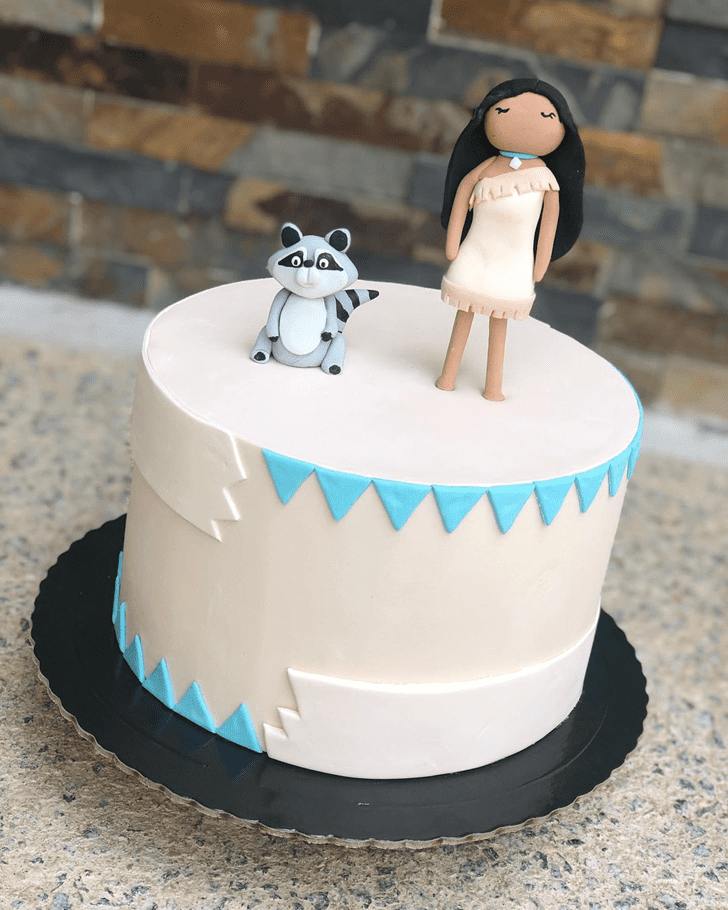 Inviting Pocahontas Cake