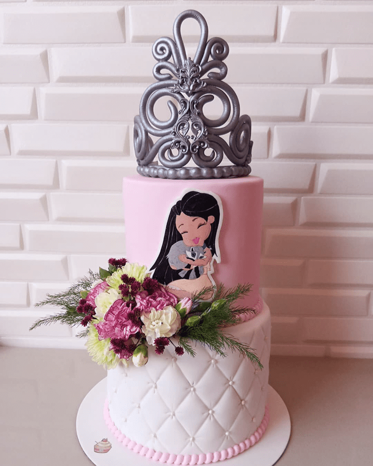 Lovely Pocahontas Cake Design