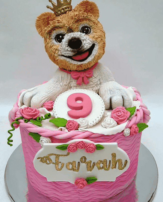 Fair Pomeranian Cake