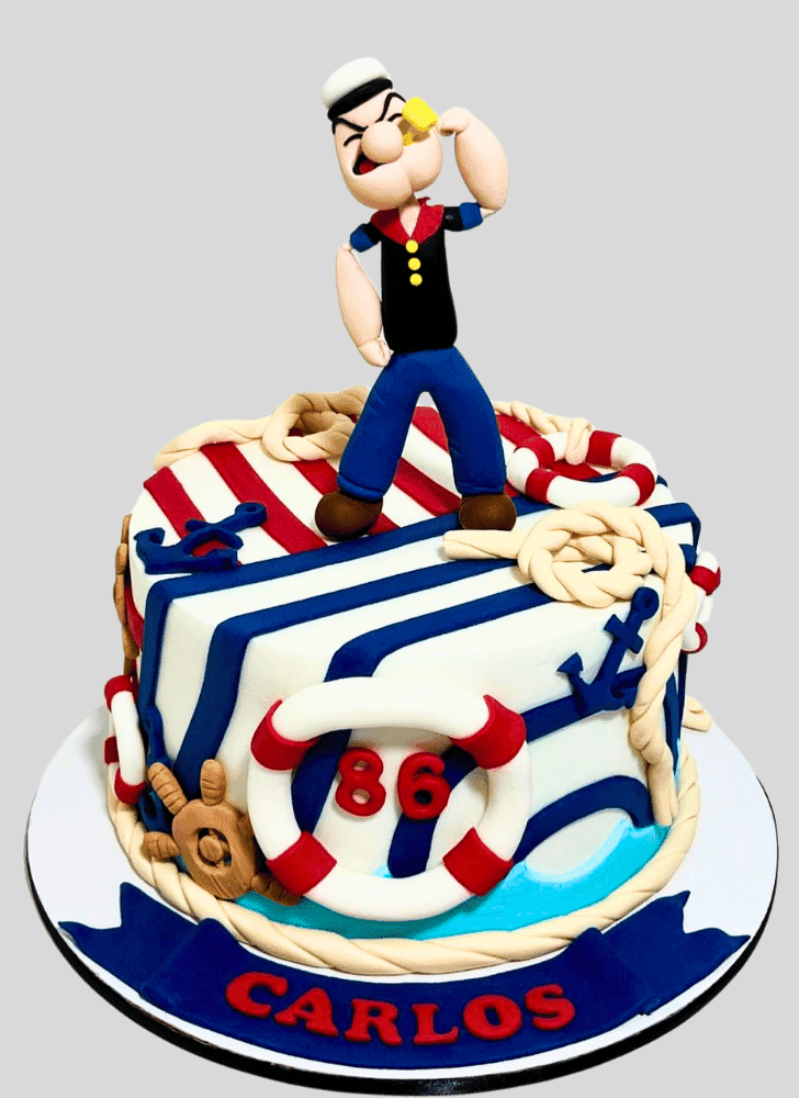 Admirable Popeye Cake Design