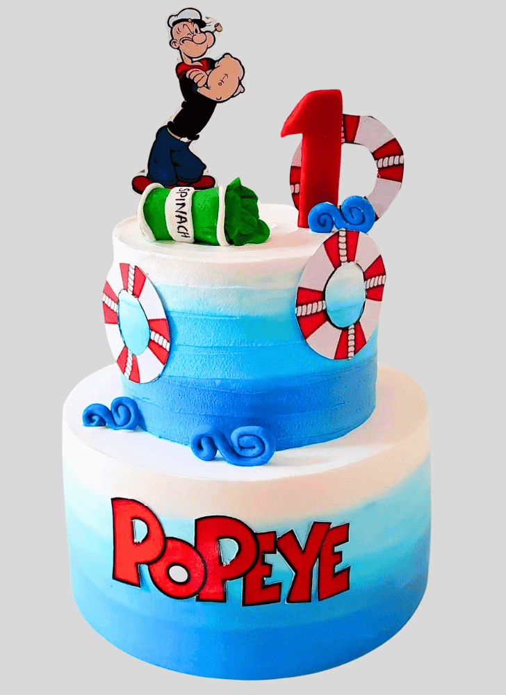 Adorable Popeye Cake