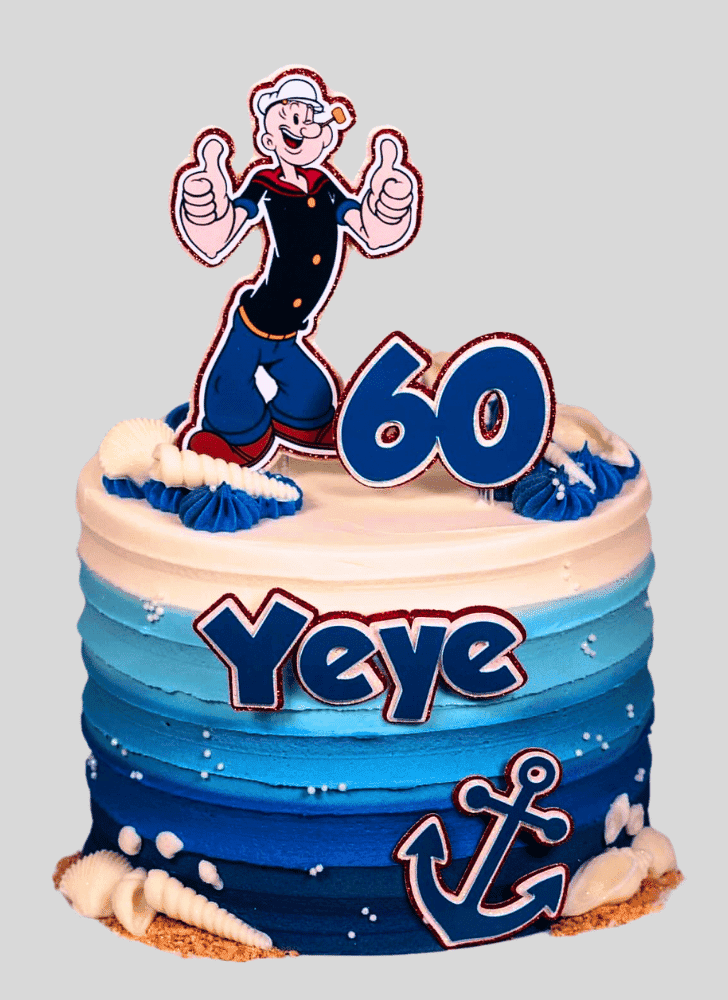 Angelic Popeye Cake